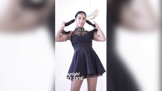 GRWM Sexy mini dress tight dress butt plug Try on haul compilation