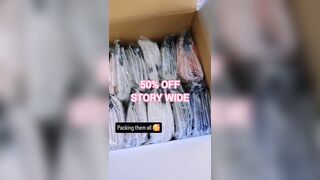 50% off store wide link in video