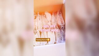 50% off store wide link in video