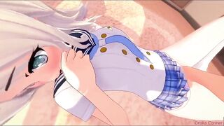 Missionary Sex in Bed with a Beautiful Blonde (koikatsu Hentai)