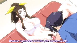 This pretty hentai milf gives fucking lessons