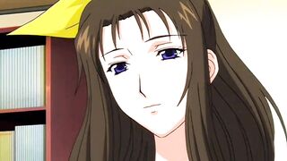 This pretty hentai milf gives fucking lessons