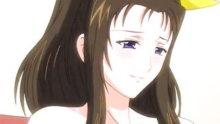 This pretty hentai milf gives fucking lessons