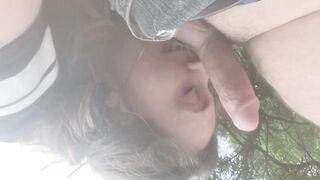 Blowjob by the River