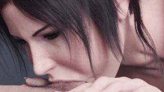 Fucking with a hot brunette girl with natural tits - Hentai Uncensored