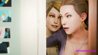 While I'm fucking my Wife, the Two Neighbor Girls are Peeking - 3D Exclusive Anime HQ