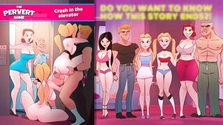 Crash in the elevator - The Pervert Home