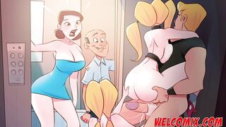 Crash in the elevator - The Pervert Home