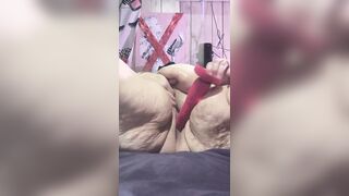 Way Big Nipple Clamps 44ddds Squeezed Cumming Down Her Fat Knees