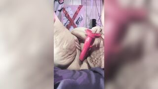 Way Big Nipple Clamps 44ddds Squeezed Cumming Down Her Fat Knees