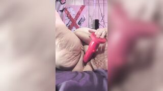 Way Big Nipple Clamps 44ddds Squeezed Cumming Down Her Fat Knees