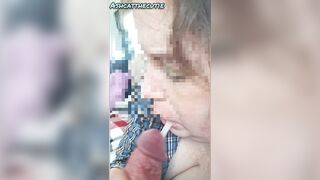 BBW sucks cock like a good girl