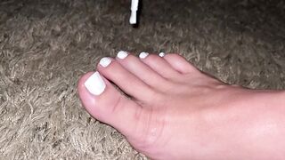 Painting My Long Toes White