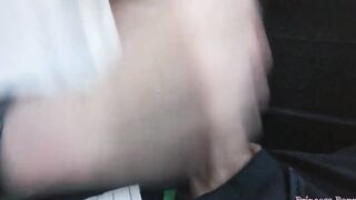 White Shirt - Dirty Talk - Backseat Blowjob