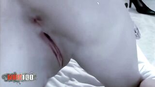 Sabrina: Spanish Babe with Big Natural Tits Sabrina Fiddles on the Couch