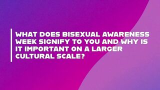 Bisexual Awareness Week 2024 with Reese Rideout