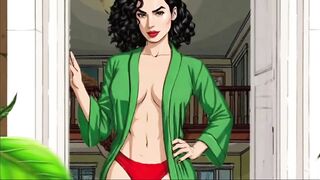 American MILF 2: Married Housewife and Two Big Black Cocks. Cartoon. Comic