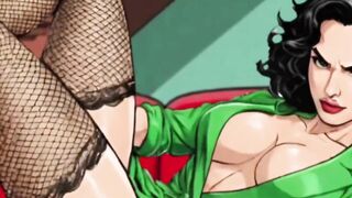 American MILF 2: Married Housewife and Two Big Black Cocks. Cartoon. Comic