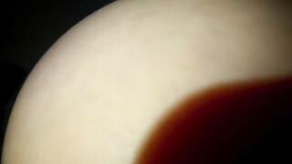 Stretching the pussy hole