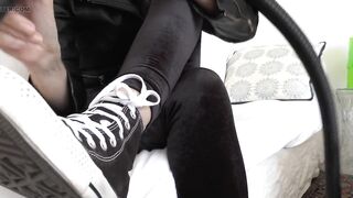 Vacuum Dusty Sneakers and Then Cum on Them! POV, JOI, Lady Victoria Valente