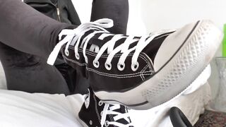 Vacuum Dusty Sneakers and Then Cum on Them! POV, JOI, Lady Victoria Valente