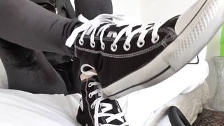 Vacuum Dusty Sneakers and Then Cum on Them! POV, JOI, Lady Victoria Valente