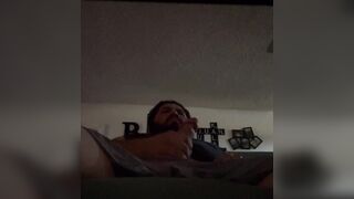 Masturbating to hentai