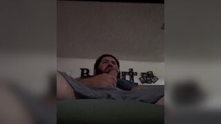 Masturbating to hentai