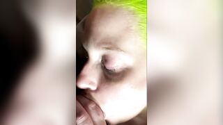 Next Door Dolly and Stunt Cock- POV Blowjob - No Makeup