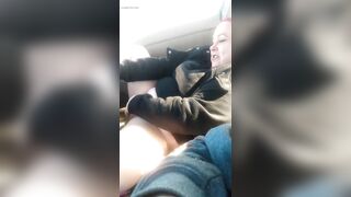 Playing with Pussy in Traffic