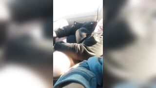 Playing with Pussy in Traffic
