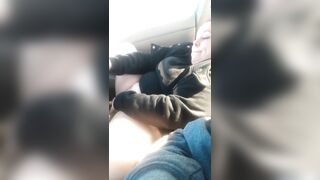 Playing with Pussy in Traffic