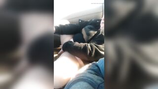 Playing with Pussy in Traffic
