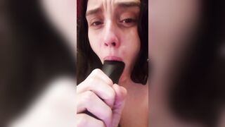 I Want You to Train my Throat Gagging on Toys Snapchat Oral Fixation Dirty Talk Cock Worship Onyfans