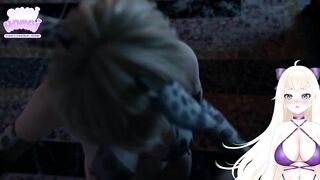 Resident Evil Ashley takes care of Leon’s monster dick | Horny Vtuber React