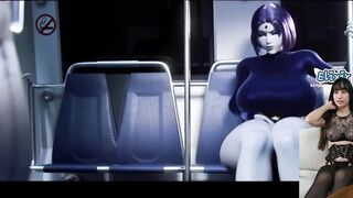 i cant decide if he’s lucky or what - Raven x Beast Boy Rule 34 hentai