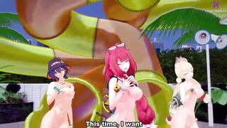 Zenless Zone Zero: MMD ILLIT - Magnetic (Yuzuha, Alice)