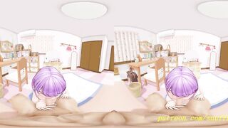 VR180 mmd Towa BlowJob 3d hololive Hentai