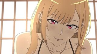 (My Dress up Darling) Relaxing time with Marin Kitagawa | Hentai animation