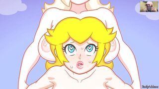 Princess Peach di Super Mario Bros Loves Great Cocks Full HD